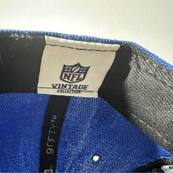 New Era NEW YORK GIANTS NFL 9FIFTY GO BIG BLUE Snapback Cap Hat NWT Flat Brim - Picture 7 of 9